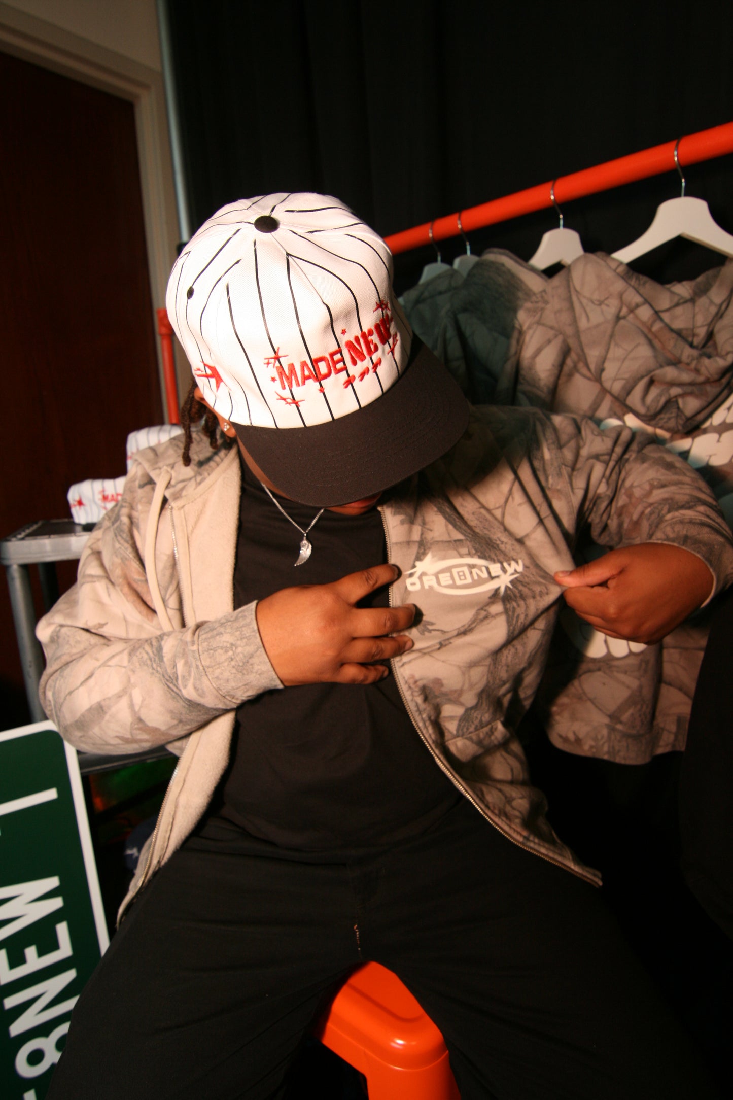 MADE NEW HAT | PINSTRIPE & RED