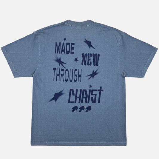CRE8NEW TEE | WASHED DENIM