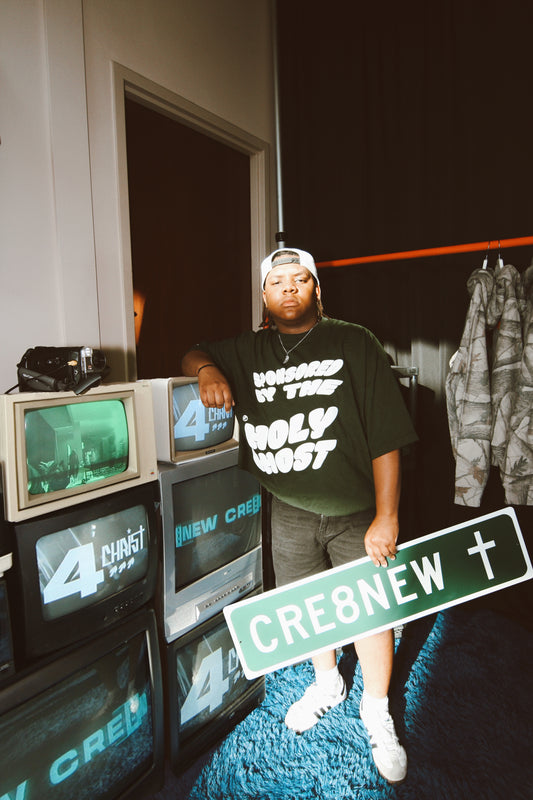 SPONSORED BY THE HOLY GHOST TEE | GREEN & WHITE